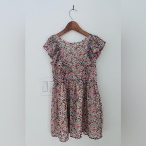 Sleeveless Dress with flowers - H&M Size 5-6